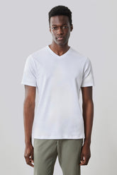 T-shirt à manches courtes pour homme par Robert Barakett | 23336V Georgia Blanc | Machemise.ca, vêtements mode pour hommes