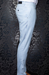 Pantalon pour homme par Au Noir | CODY WESSON Bleu Pâle | Machemise.ca, inventaire complet de la marque Au Noir