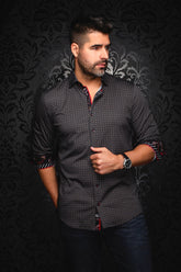 Chemise manches longues en Knit pour homme par Au Noir | GENESIS Noir Or | Machemise, inventaire complet de la marque Au Noir