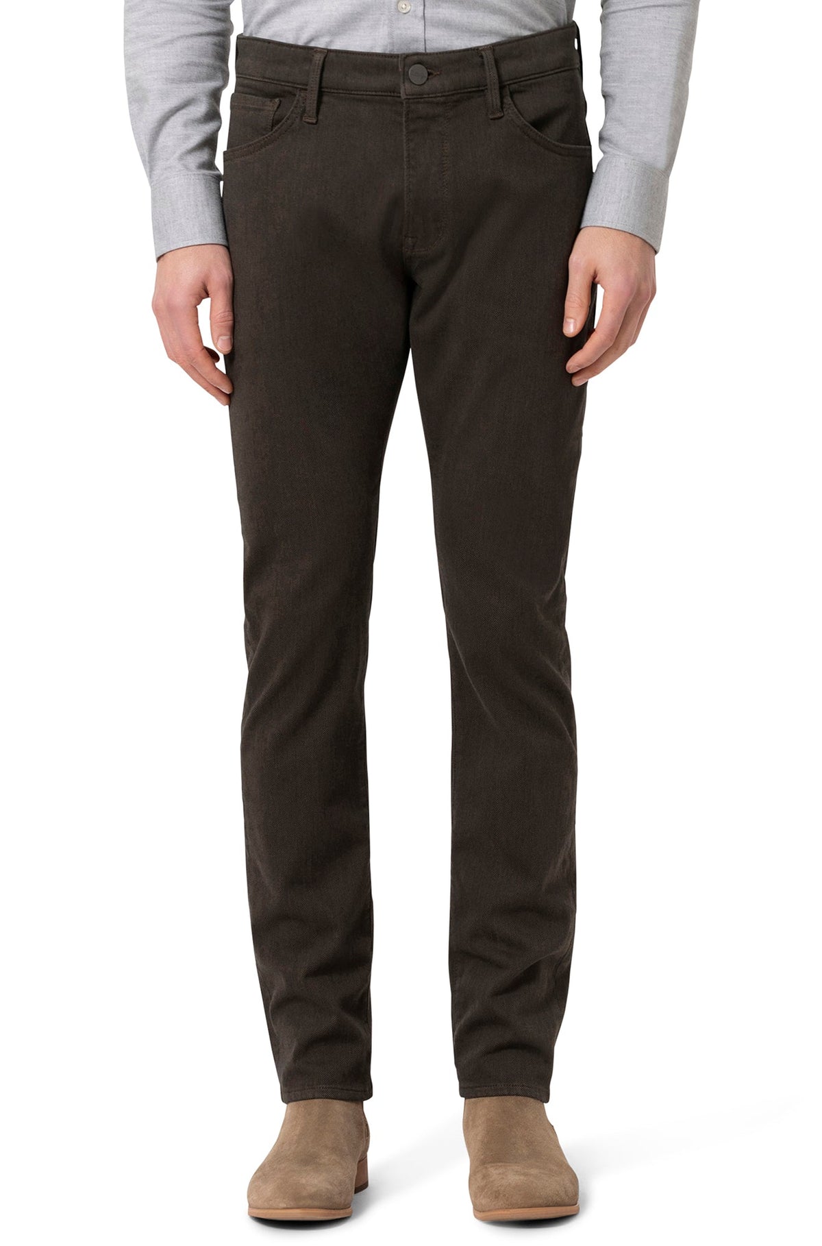 Pantalon pour homme par 34 Heritage | Cool H001014 87239 Vert fusil en diagonale | Machemise.ca, vêtements mode pour hommes