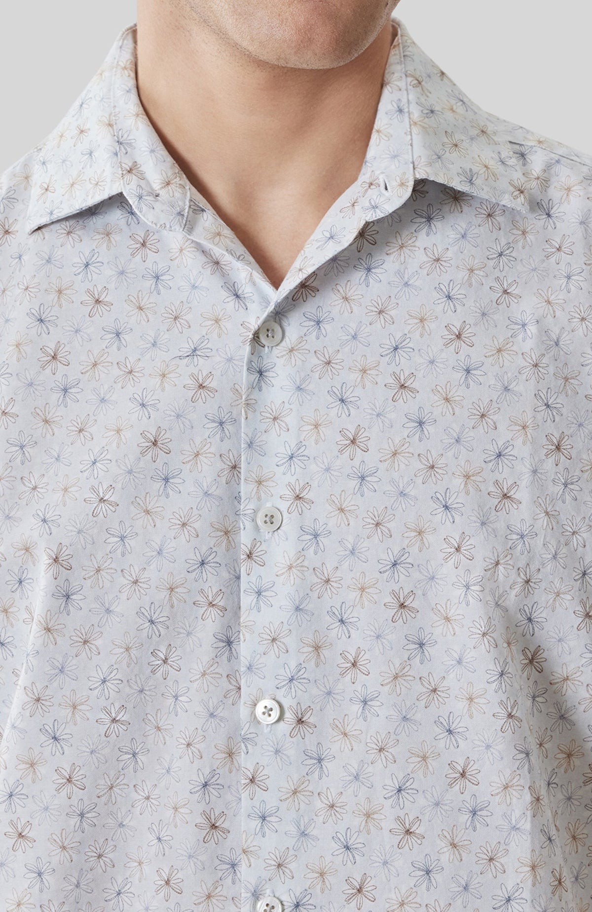 Chemise tissée pour homme par Robert Barakett | RB61204 Turcot Bleu Frais | Boutique Vvög, vêtements mode pour homme et femme