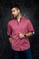 Chemise manches longues en Knit pour homme par Au Noir | PALMA Rouge | Machemise.ca, inventaire complet de la marque Au Noir