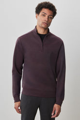Chandail avec poches passepoilées doubles pour homme par Robert Barakett | Yorgos RB52187 Rouge | Machemise.ca, vêtements mode pour hommes