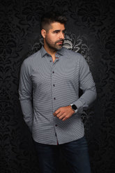 Chemise en nylon pour homme par Au Noir | SALENTO Noir | Machemise.ca, inventaire complet de la marque Au Noir