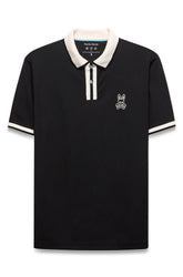 Polo sport pour homme par Psycho Bunny | MT0100192 Noir | Machemise.ca, vêtements mode pour hommes