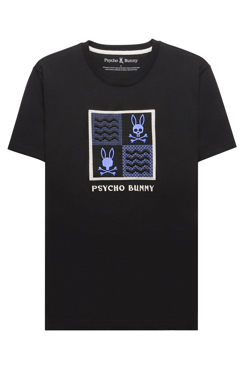 T-Shirt pour homme par Psycho Bunny | MT0200277 Noir | Machemise.ca, vêtements mode pour hommes