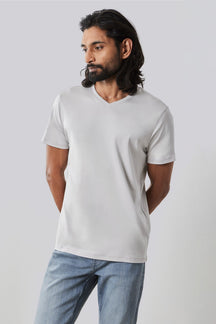 T-shirt à manches courtes pour homme par Robert Barakett | 23336V Georgia Craie | Machemise.ca, vêtements mode pour hommes
