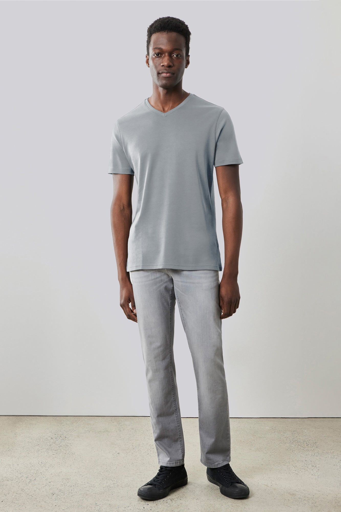 T-shirt à manches courtes pour homme par Robert Barakett | 23336V Georgia Gris | Machemise.ca, vêtements mode pour hommes