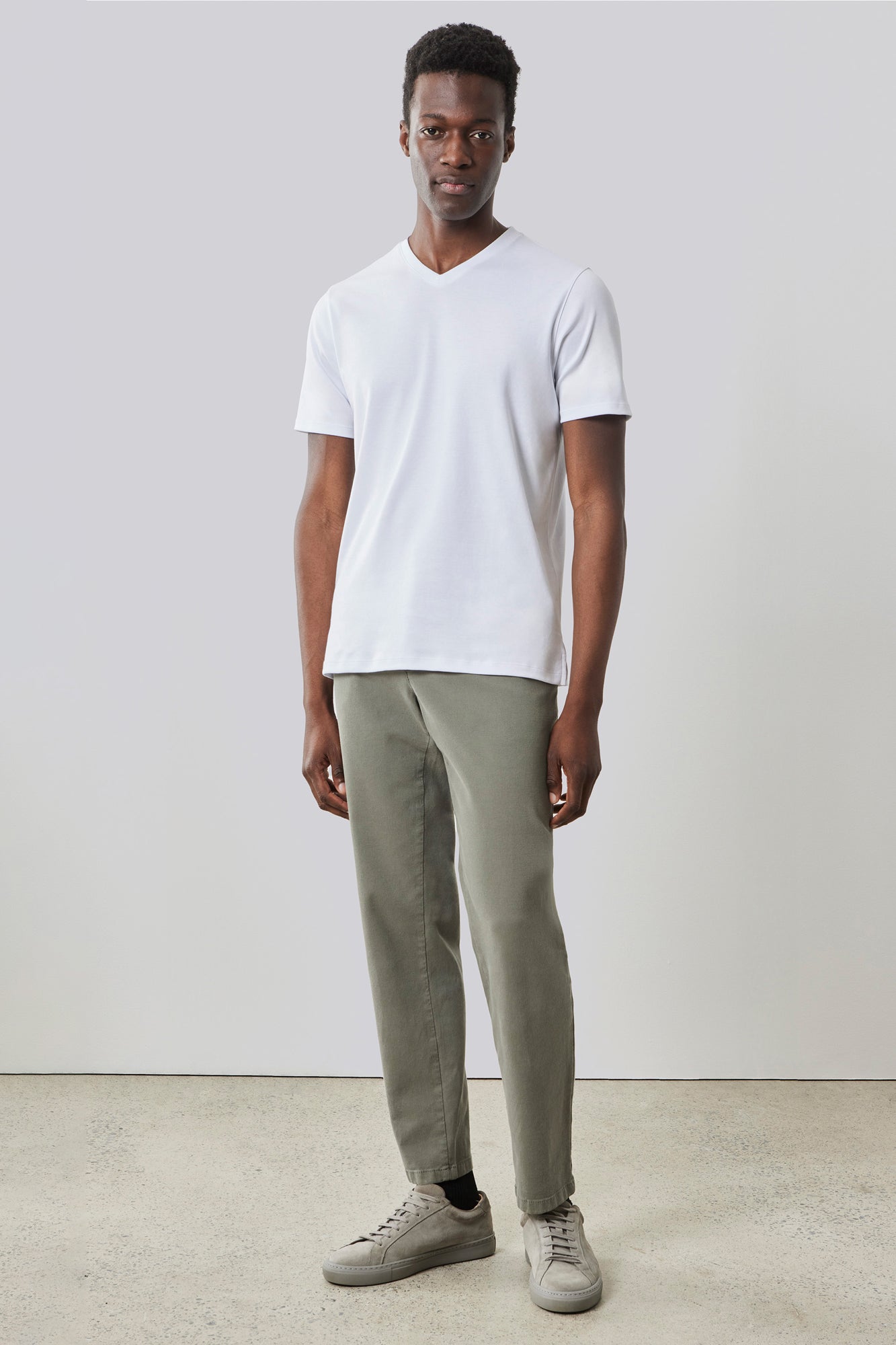 T-shirt à manches courtes pour homme par Robert Barakett | 23336V Georgia Blanc | Machemise.ca, vêtements mode pour hommes