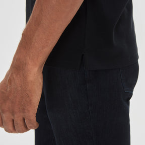 T-shirt à manches courtes pour homme par Robert Barakett | 23336V Georgia Noir | Machemise.ca, vêtements mode pour hommes