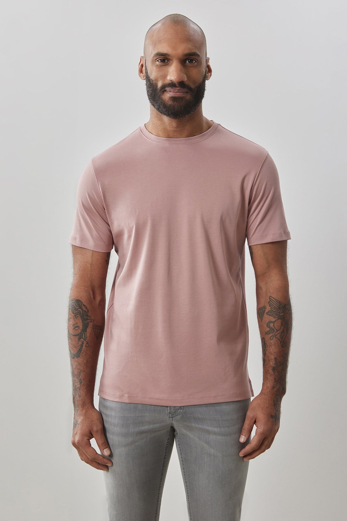 T-shirt à manches courtes pour homme par Robert Barakett | 23336 Georgia Corail | Machemise.ca, vêtements mode pour hommes