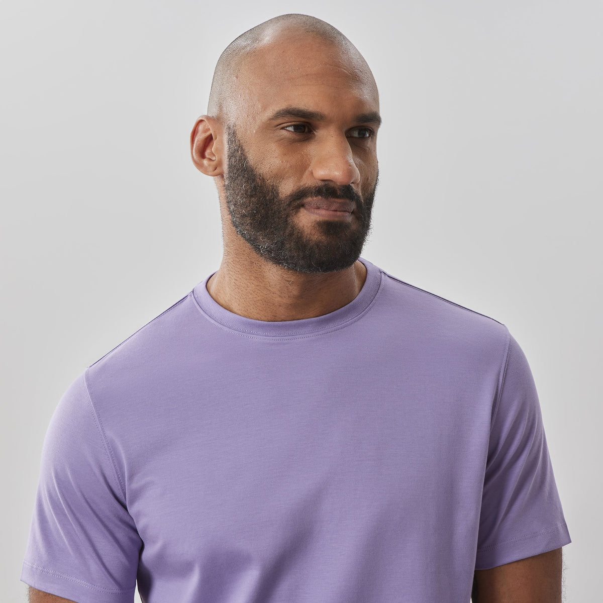 T-shirt à manches courtes pour homme par Robert Barakett | 23336 Georgia Feuille de lavande | Machemise.ca, vêtements mode pour hommes