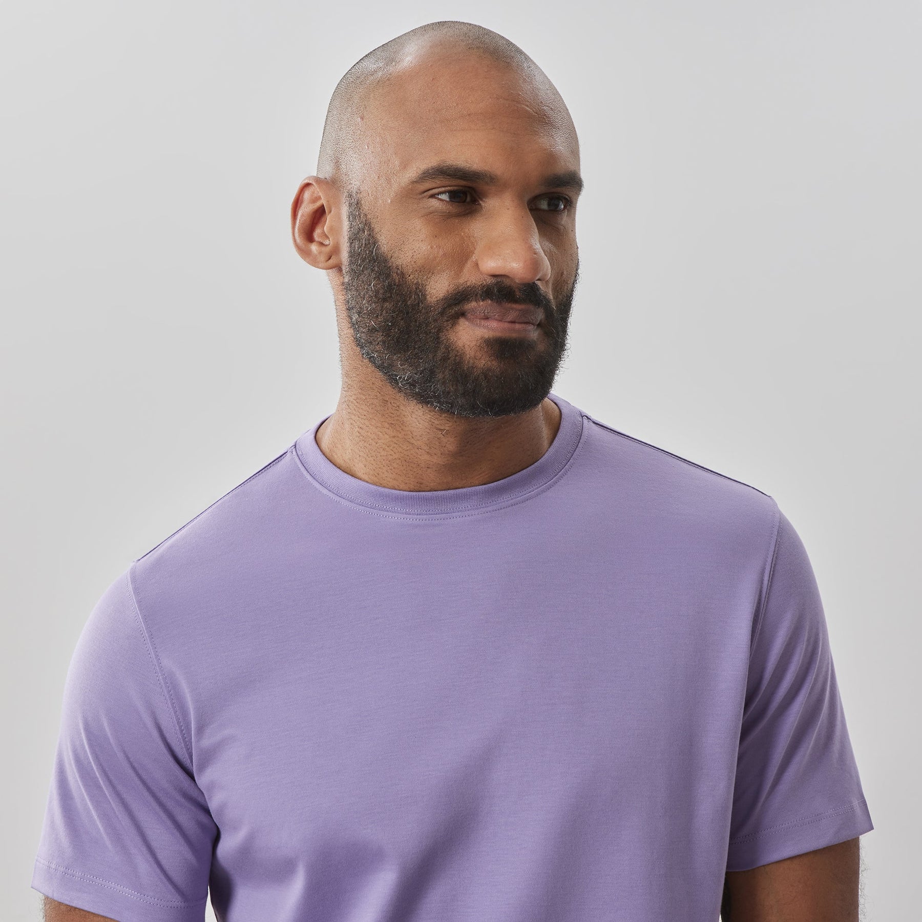 T-shirt à manches courtes pour homme par Robert Barakett | 23336 Georgia Feuille de lavande | Machemise.ca, vêtements mode pour hommes