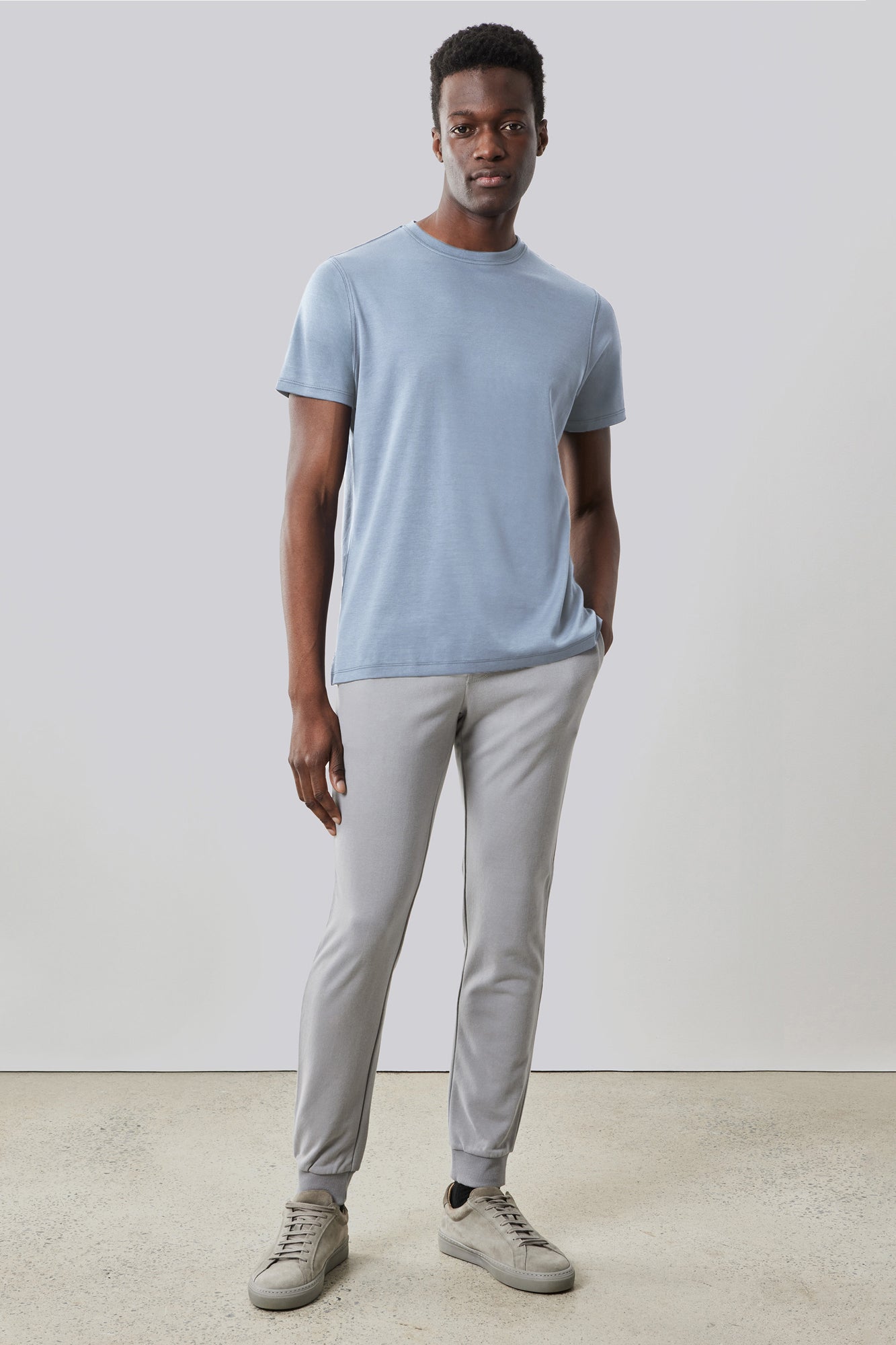 T-shirt à manches courtes pour homme par Robert Barakett | 23336 Georgia Métallique | Machemise.ca, vêtements mode pour hommes