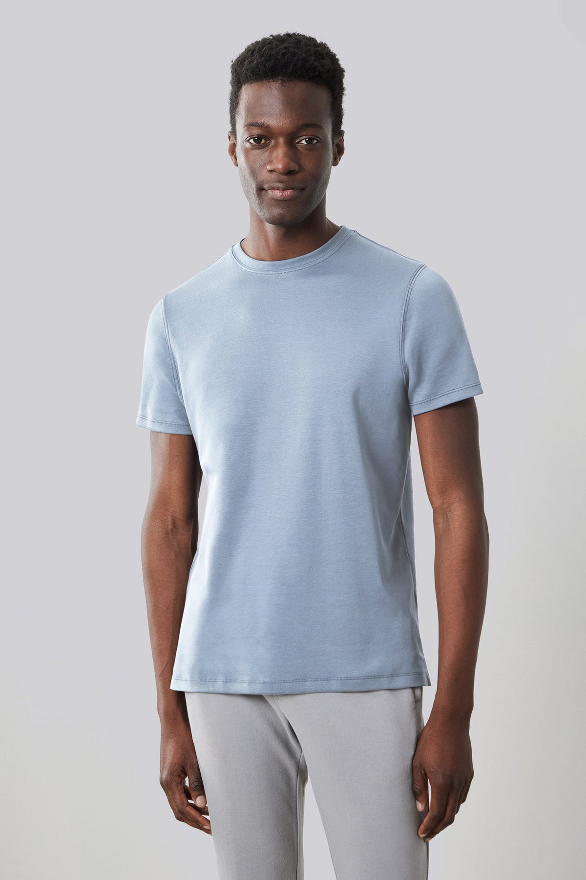 T-shirt à manches courtes pour homme par Robert Barakett | 23336 Georgia Métallique | Machemise.ca, vêtements mode pour hommes