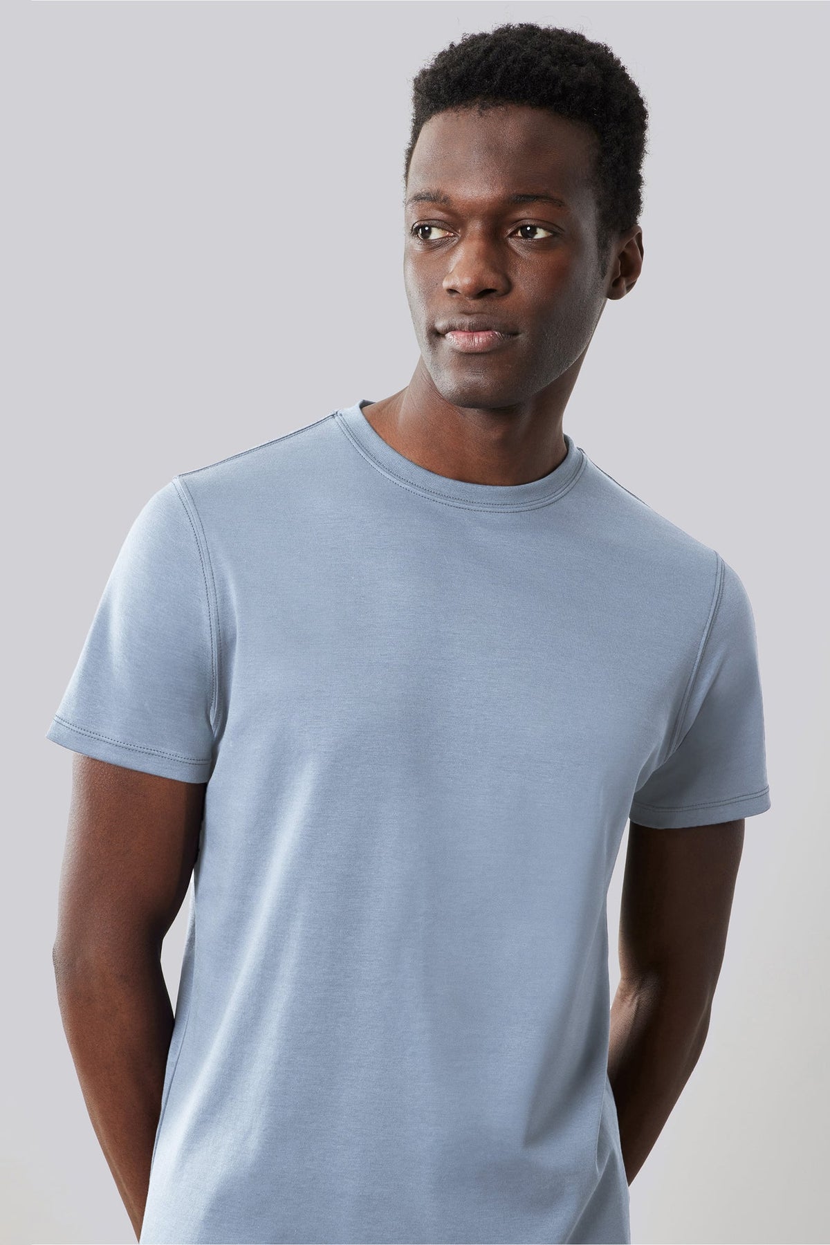 T-shirt à manches courtes pour homme par Robert Barakett | 23336 Georgia Métallique | Machemise.ca, vêtements mode pour hommes