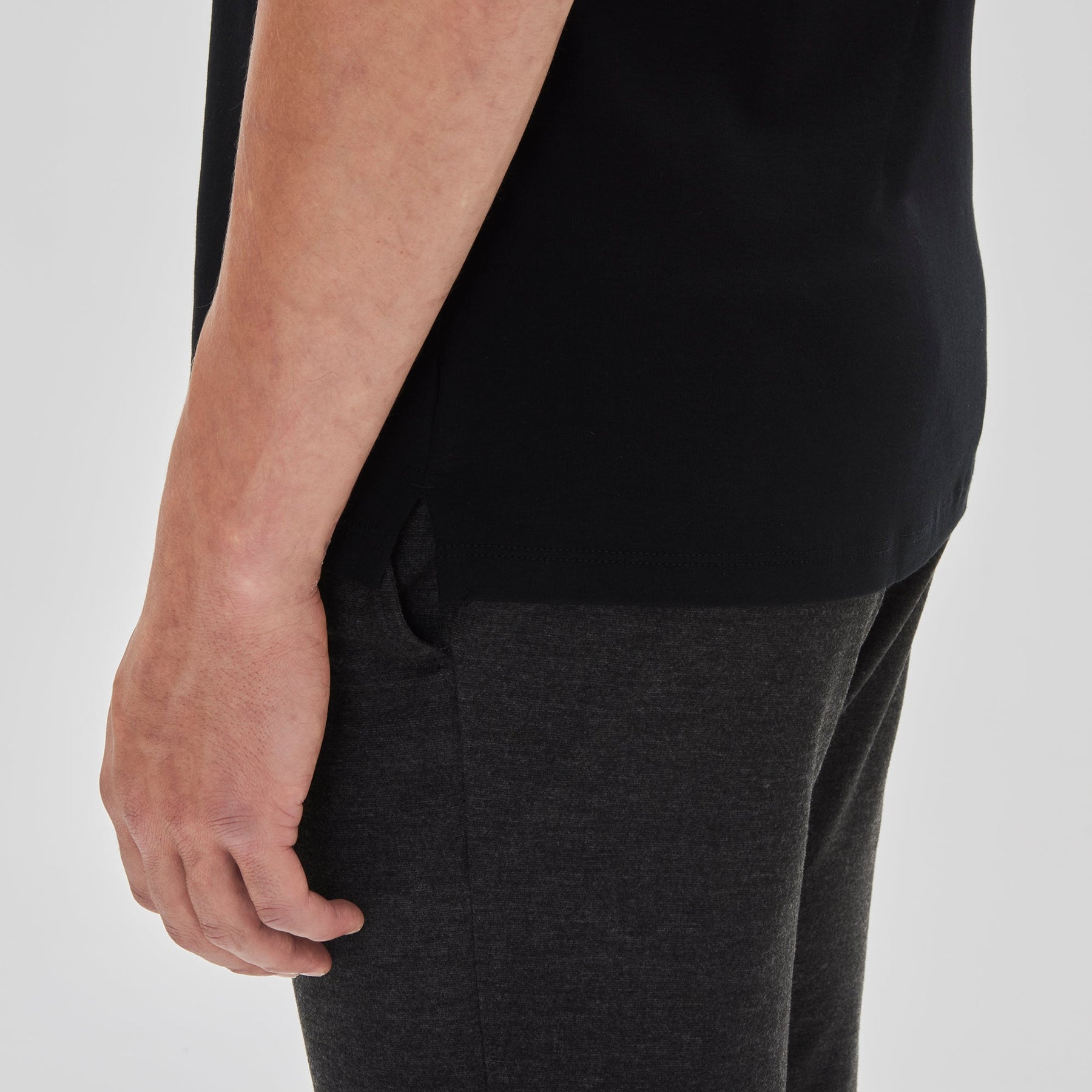 T-shirt à manches courtes pour homme par Robert Barakett | 23336 Georgia Noir | Machemise.ca, vêtements mode pour hommes