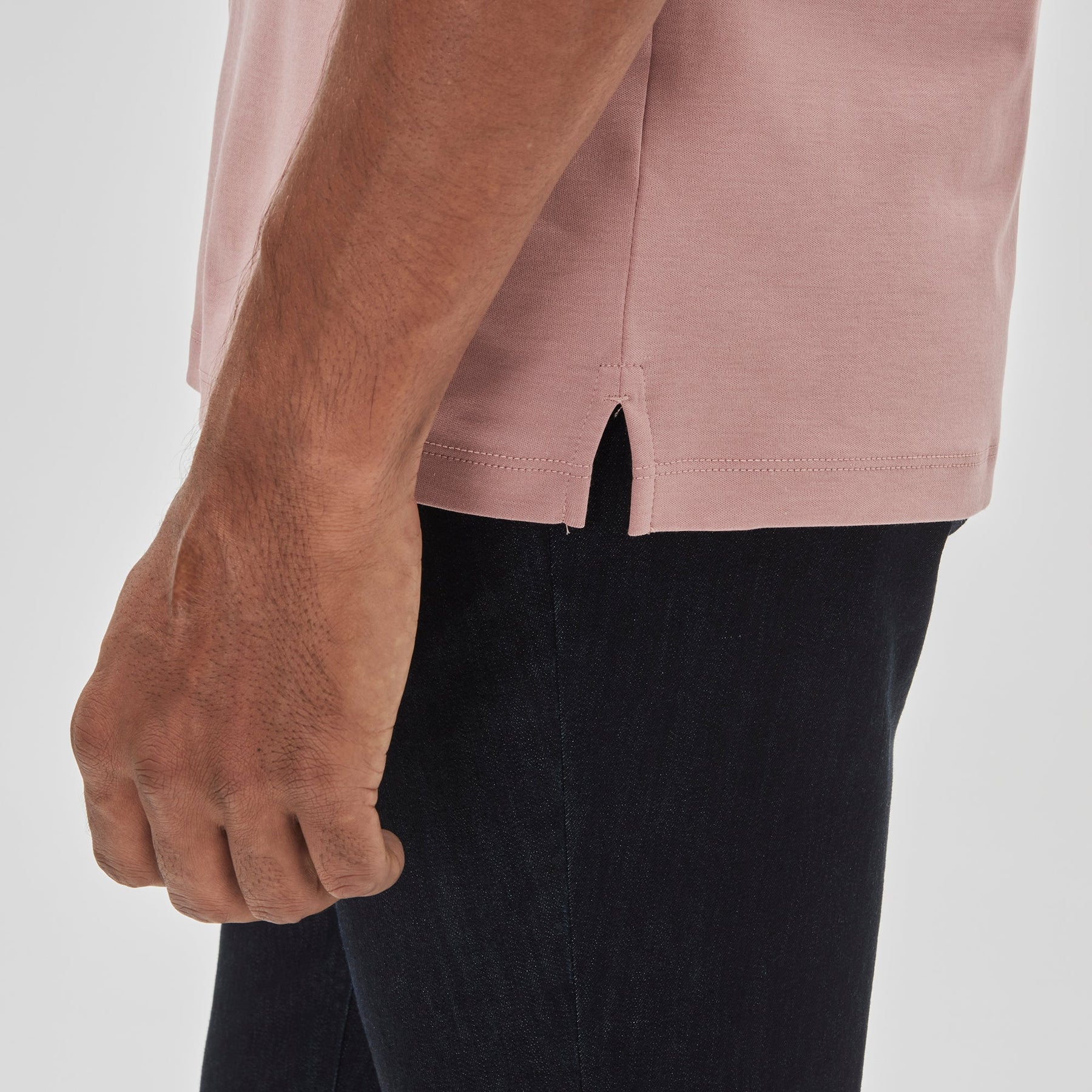 T-shirt à manches courtes pour homme par Robert Barakett | 23336 Georgia Corail | Machemise.ca, vêtements mode pour hommes