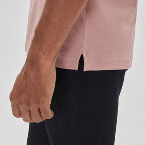 T-shirt à manches courtes pour homme par Robert Barakett | 23336 Georgia Corail | Machemise.ca, vêtements mode pour hommes