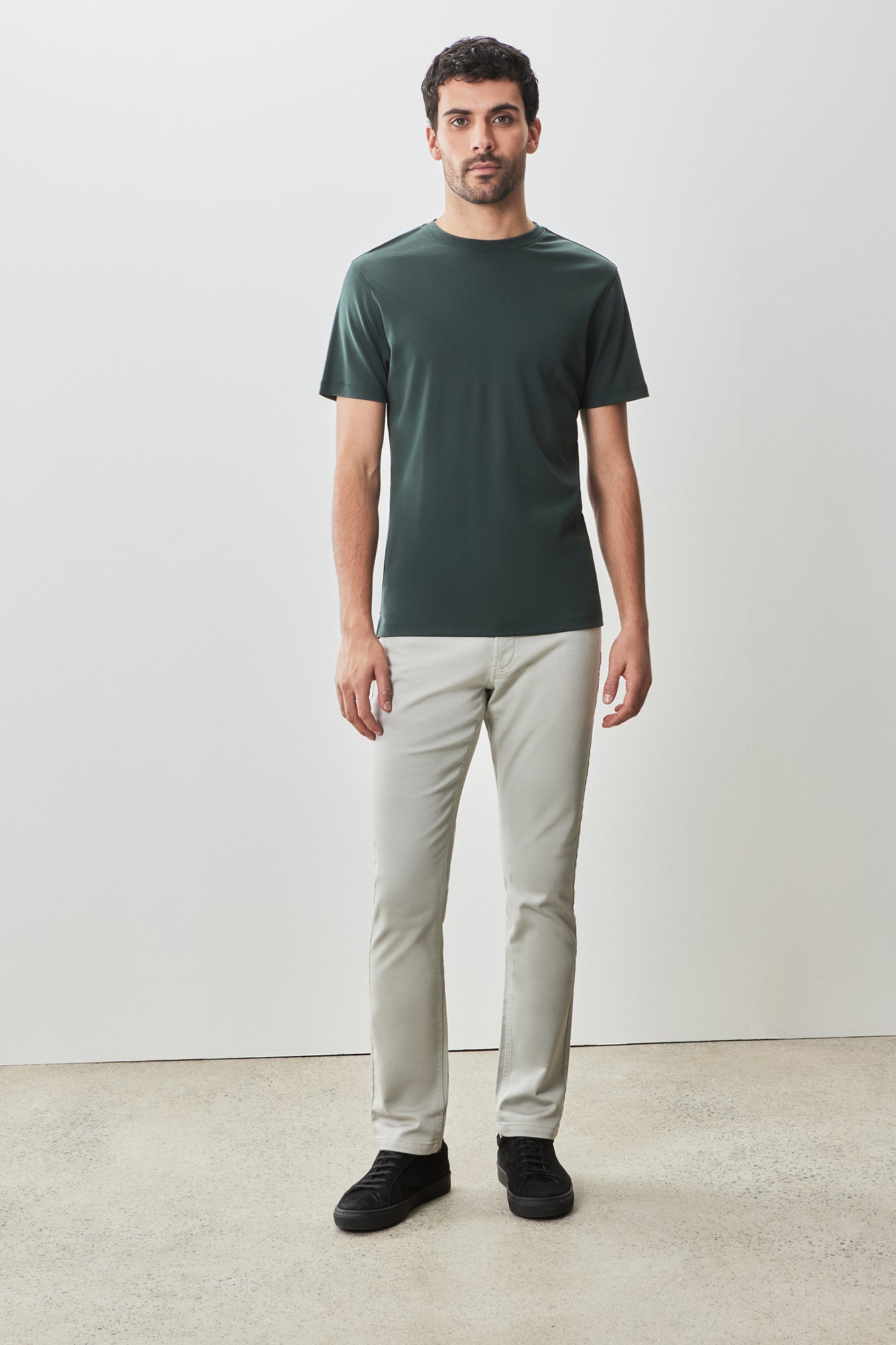 T-shirt à manches courtes pour homme par Robert Barakett | 23336 Georgia Vert Foncé | Machemise.ca, vêtements mode pour hommes