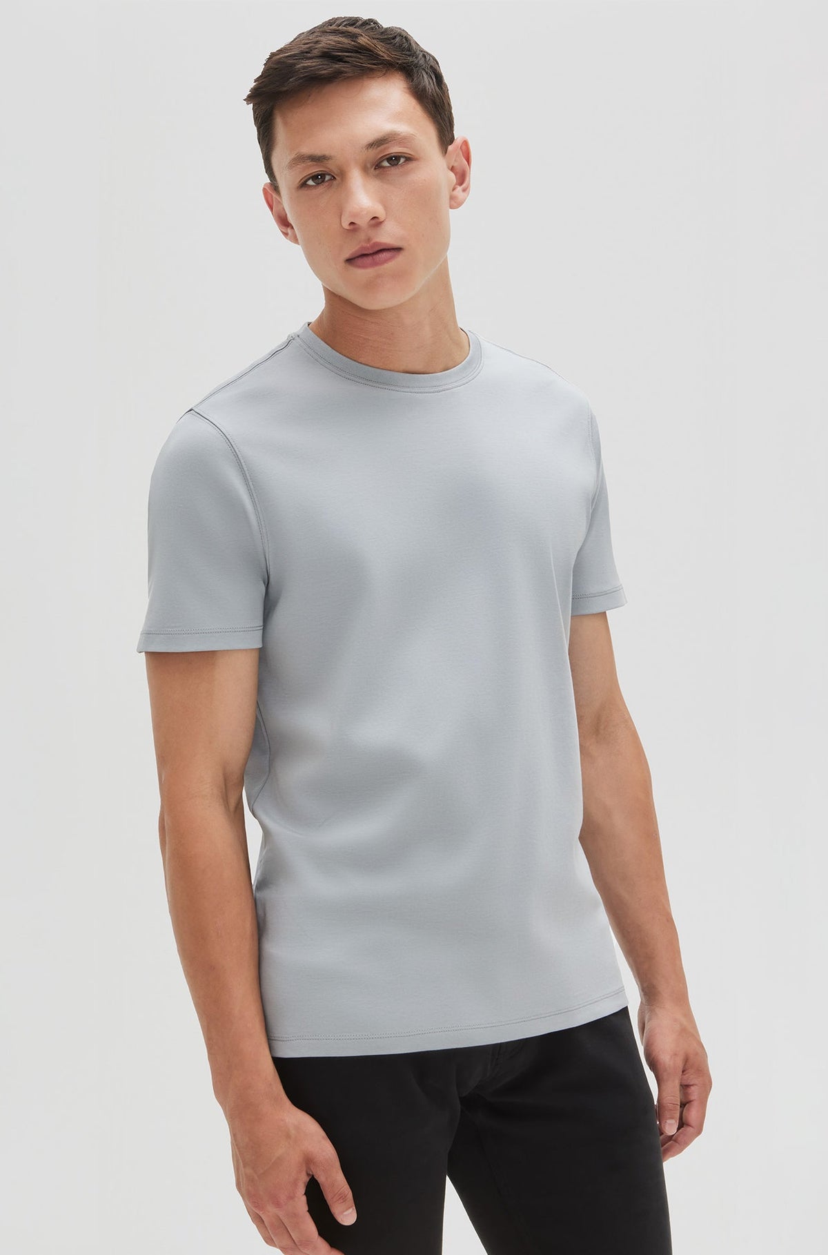 T-shirt à manches courtes pour homme par Robert Barakett | 23336 Georgia Gris | Machemise.ca, vêtements mode pour hommes