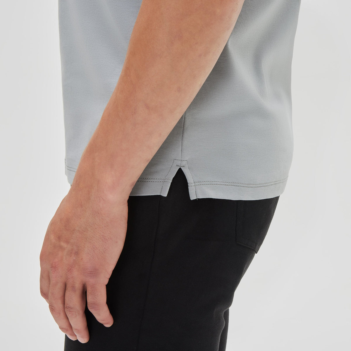 T-shirt à manches courtes pour homme par Robert Barakett | 23336 Georgia Gris | Machemise.ca, vêtements mode pour hommes