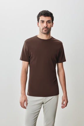 T-Shirt pour homme par Robert Barakett | Georgia 23336 Brun Rustique | Machemise.ca, vêtements mode pour hommes
