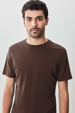 T-Shirt pour homme par Robert Barakett | Georgia 23336 Brun Rustique | Machemise.ca, vêtements mode pour hommes