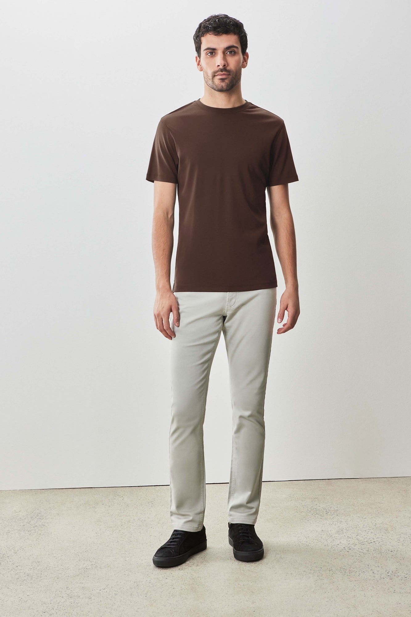 T-Shirt pour homme par Robert Barakett | Georgia 23336 Brun Rustique | Machemise.ca, vêtements mode pour hommes