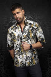 Chemise manches longues pour homme par Au Noir | ACE Noir Or | Machemise, inventaire complet de la marque Au Noir