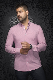 Knit long sleeve shirt for men by Au Noir | ALEXANDER WPC Red | Menshirt.com, complete inventory of the Au Noir brand