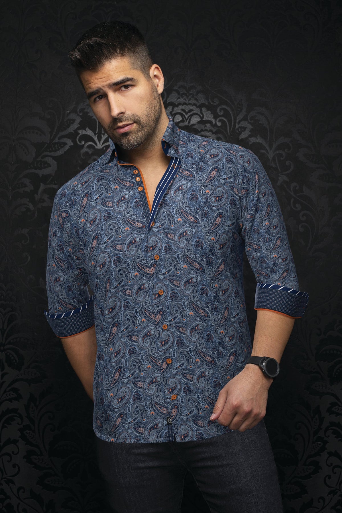 Chemise manches longues pour homme par Au Noir | ALTO Marine | Machemise.ca, inventaire complet de la marque Au Noir