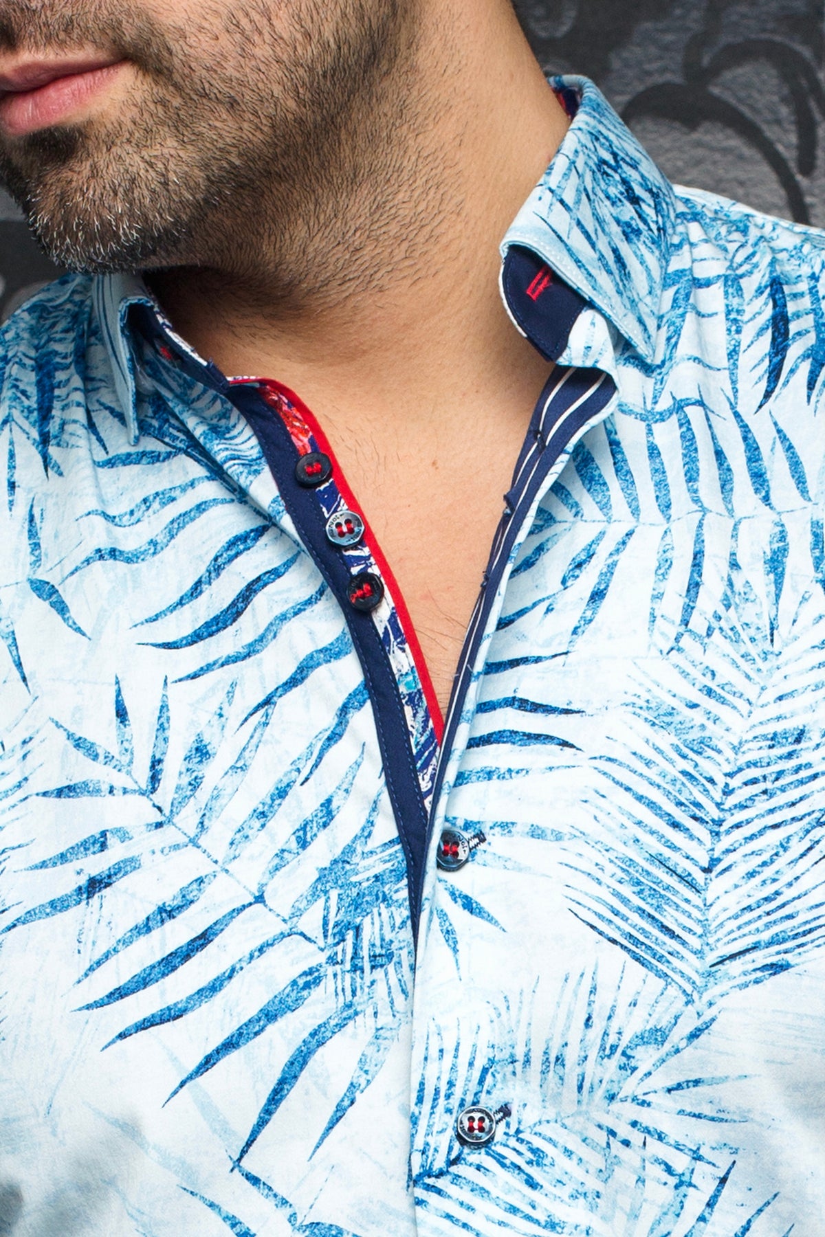 Chemise manches longues pour homme par Au Noir | ARECA Bleu Clair | Machemise.ca, inventaire complet de la marque Au Noir