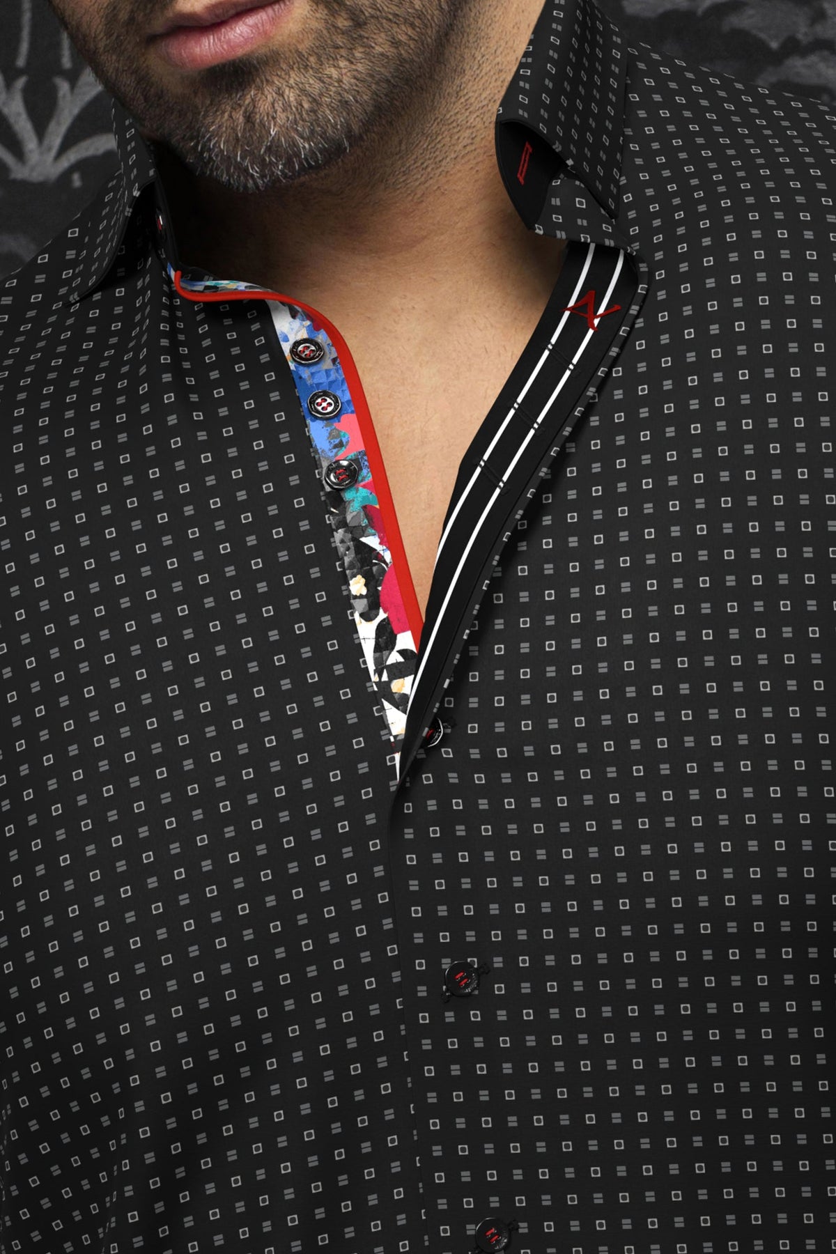 Chemise manches longues pour homme par Au Noir | ARLO Noir | Machemise.ca, inventaire complet de la marque Au Noir