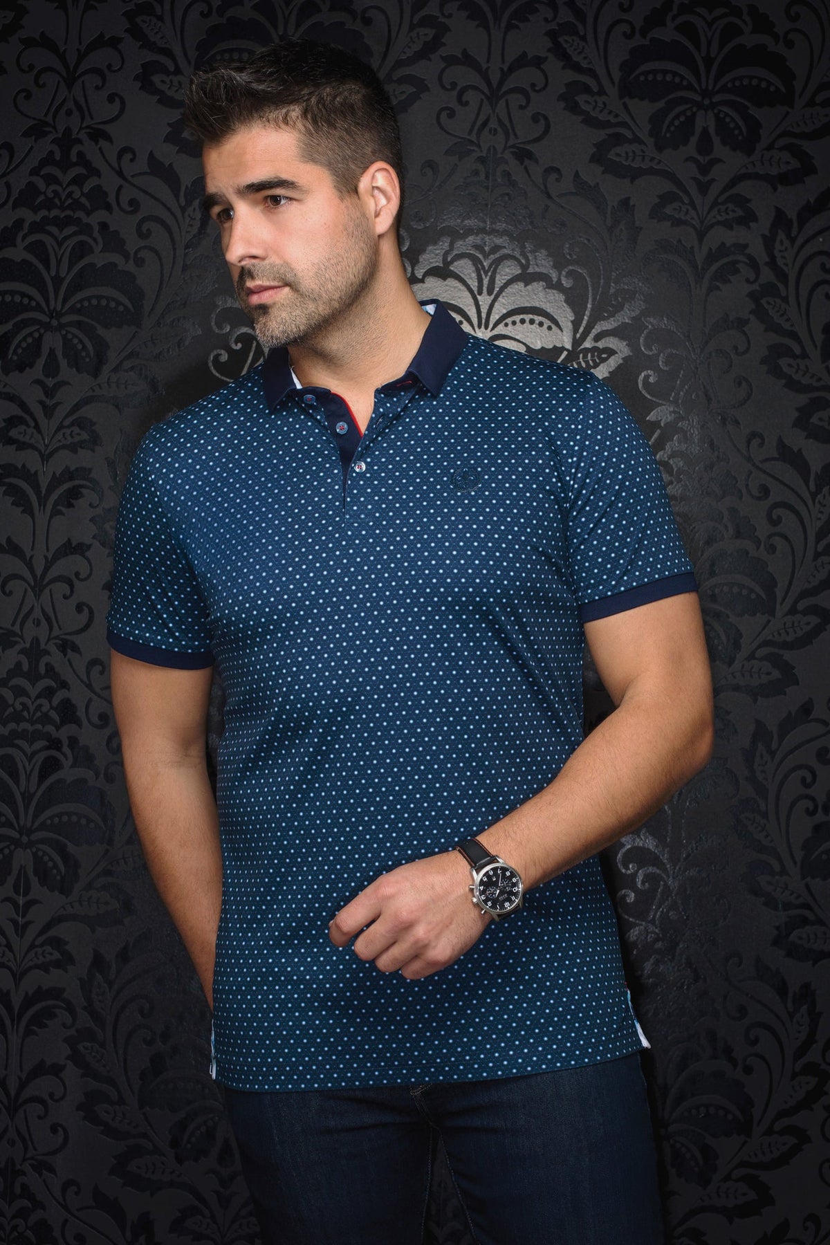 Polo pour homme par Au Noir | ASHER Marine | Machemise.ca, inventaire complet de la marque Au Noir