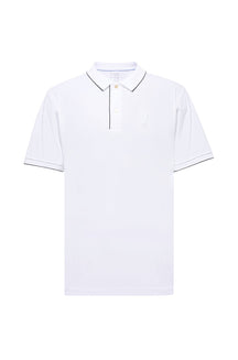 Polo piqué Performance pour homme par Psycho Bunny | B6K486F200 Blanc | Machemise.ca, vêtements mode pour hommes