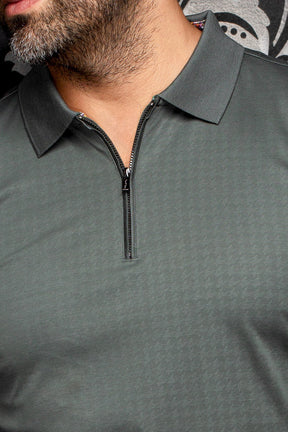 Polo manches longues pour homme par Au Noir | BENTLEY Olive | Machemise.ca, inventaire complet de la marque Au Noir