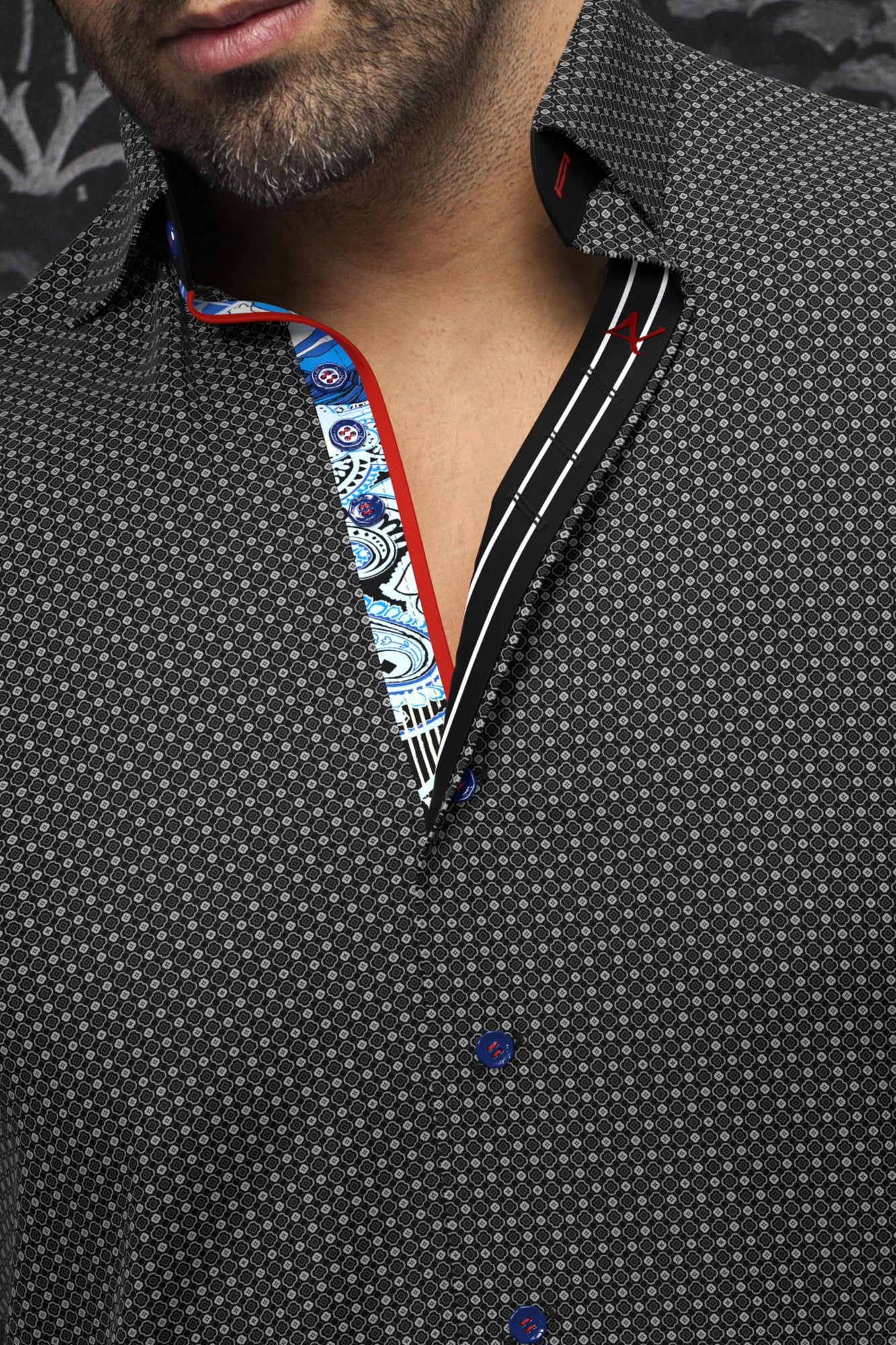 Short sleeve shirt for men by Au Noir | BOTERO(SS) Black | Menshirt.com, complete inventory of the Au Noir brand