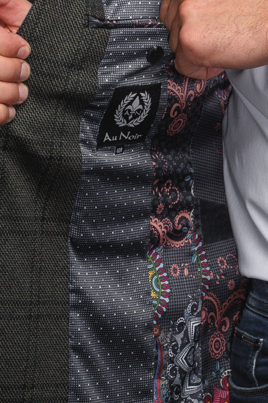Veston pour homme par Au Noir | BROSNAN Olive | Machemise.ca, inventaire complet de la marque Au Noir