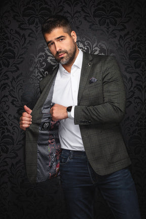 Veston pour homme par Au Noir | BROSNAN Olive | Machemise.ca, inventaire complet de la marque Au Noir