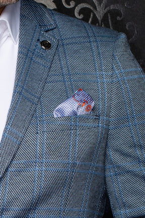 Veston pour homme par Au Noir | BROSNAN Bleu Clair | Machemise.ca, inventaire complet de la marque Au Noir