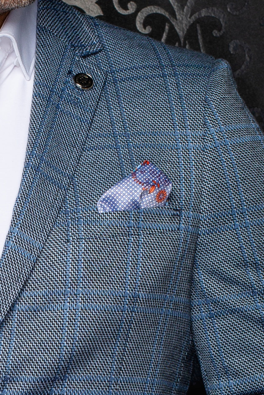 Veston pour homme par Au Noir | BROSNAN Bleu Clair | Machemise.ca, inventaire complet de la marque Au Noir