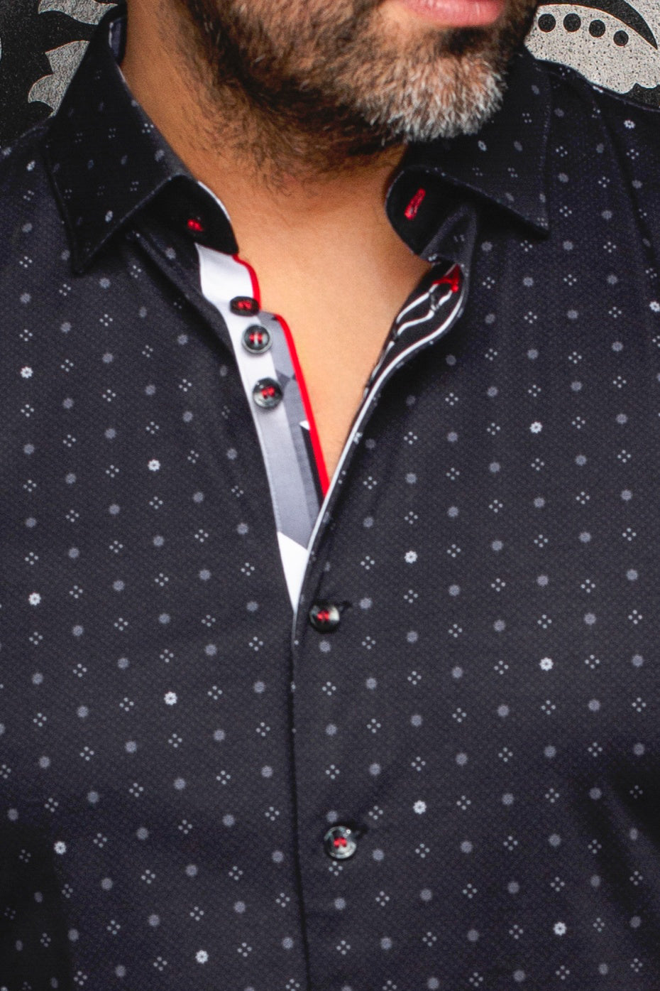 Chemise manches longues en Knit pour homme par Au Noir | CLYDE Noir | Machemise.ca, inventaire complet de la marque Au Noir