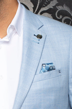 Veston pour homme par Au Noir | CODY Bleu Pâle | Machemise.ca, inventaire complet de la marque Au Noir