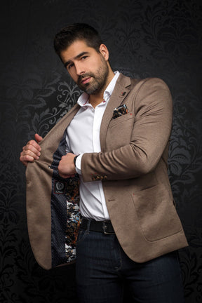 Blazer for men by Au Noir | DELON Tobacco | Menshirt, complete inventory of the Au Noir brand