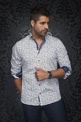 Chemise manches longues pour homme par Au Noir | DULUTH Blanc Tabac | Machemise, inventaire complet de la marque Au Noir