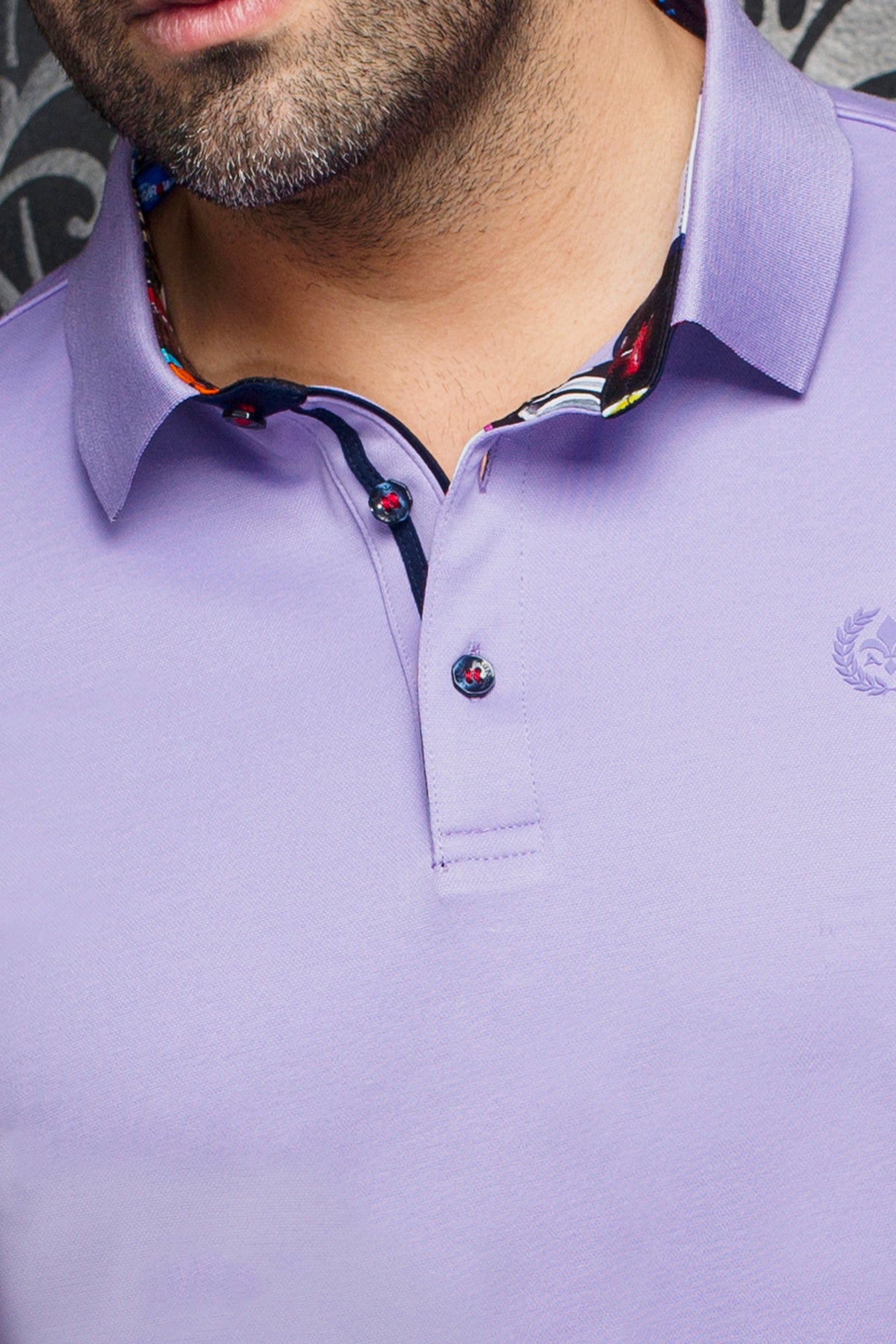 Polo pour homme par Au Noir | EAGLE Lavande | Machemise, inventaire complet de la marque Au Noir