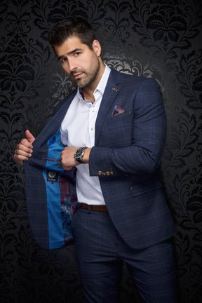 Blazer for men by Au Noir | FARRELL Navy | Menshirt, complete inventory of the Au Noir brand
