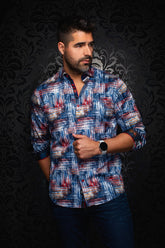 Chemise manches longues pour homme par Au Noir | GRIMLOCK Marine | Machemise, inventaire complet de la marque Au Noir