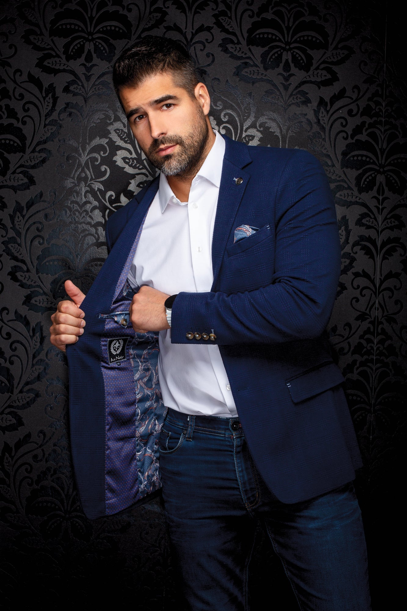 Veston pour homme par Au Noir | HAWKE Marine | Machemise.ca, inventaire complet de la marque Au Noir